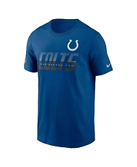 Nike Men's Royal Indianapolis Colts Sideline Dri-fit T-Shirt