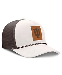 Fanatics Men's Natural Indiana Hoosiers Bronco Trucker Adjustable Hat