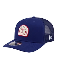 New Era Men's Royal Texas Rangers Contest 9SEVENTY Adjustable Trucker Hat