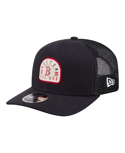 New Era Men's Navy Boston Red Sox Contest 9SEVENTY Adjustable Trucker Hat