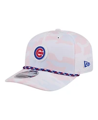 New Era Men's White Chicago Cubs Camo Rope 9SEVENTY Adjustable Hat