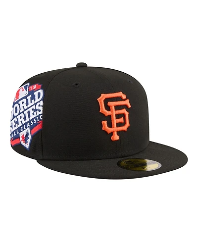 New Era Men's Black San Francisco Giants Hidden Hit 59FIFTY Fitted Hat