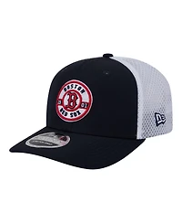New Era Men's Navy Boston Red Sox Active 9SEVENTY Adjustable Trucker Hat