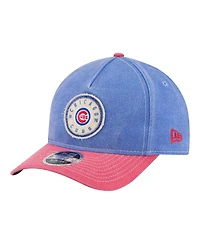 New Era Men's Royal/Red Chicago Cubs Felt M-Crown 9FORTY Adjustable Hat