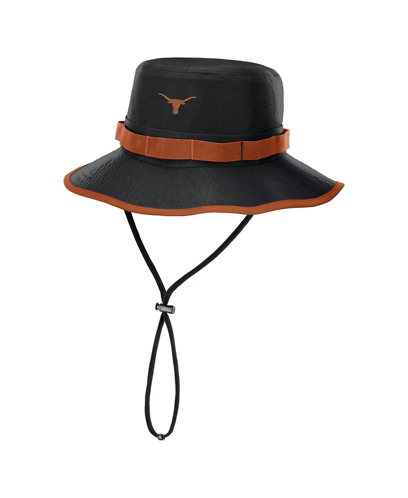 Nike Men's Black Texas Longhorns 2026 Sideline Apex Boonie Bucket Hat