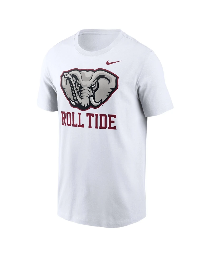 Nike Men's White Alabama Crimson Tide Primetime Logo Mantra T-Shirt