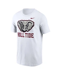 Nike Men's White Alabama Crimson Tide Primetime Logo Mantra T-Shirt