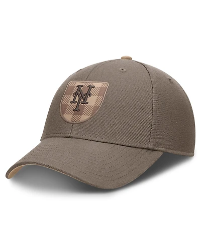 Nike Men's Brown New York Mets Statement Rise Adjustable Hat