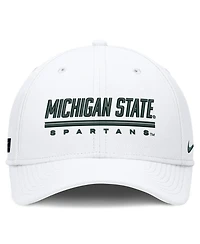 Nike Men's White Michigan State Spartans Game Day Rise Swooshflex Hat