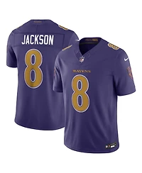 Nike Men's Lamar Jackson Purple Baltimore Ravens Alternate Vapor F.u.s.e. Stitched Limited Jersey