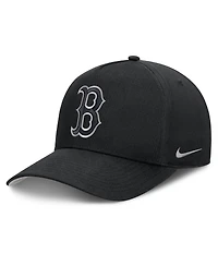 Nike Men's Black Boston Red Sox Rise Dri-fit A-Frame Adjustable Hat