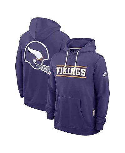 Nike Men's Purple Minnesota Vikings Standard Issue Replay Officials Alternate Dri-fit Hoodie