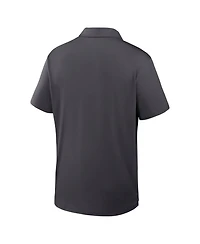 Nike Men's Anthracite Lsu Tigers 2026 Sideline Tour Dri-fit Polo Shirt