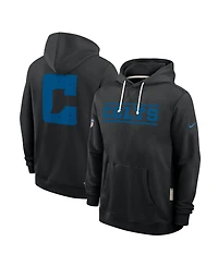 Nike Men's Black Indianapolis Colts Standard Issue Replay Officials Alternate Dri-fit Hoodie