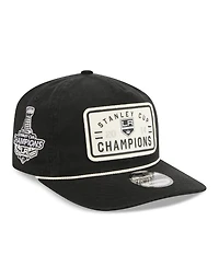 New Era Men's Black Los Angeles Kings Throwback Stanley Cup Champions Side Patch 19TWENTY Adjustable Hat