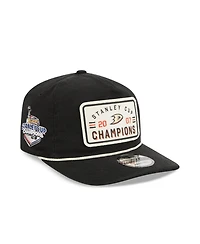 New Era Men's Black Anaheim Ducks Throwback Stanley Cup Champions Side Patch 19TWENTY Adjustable Hat