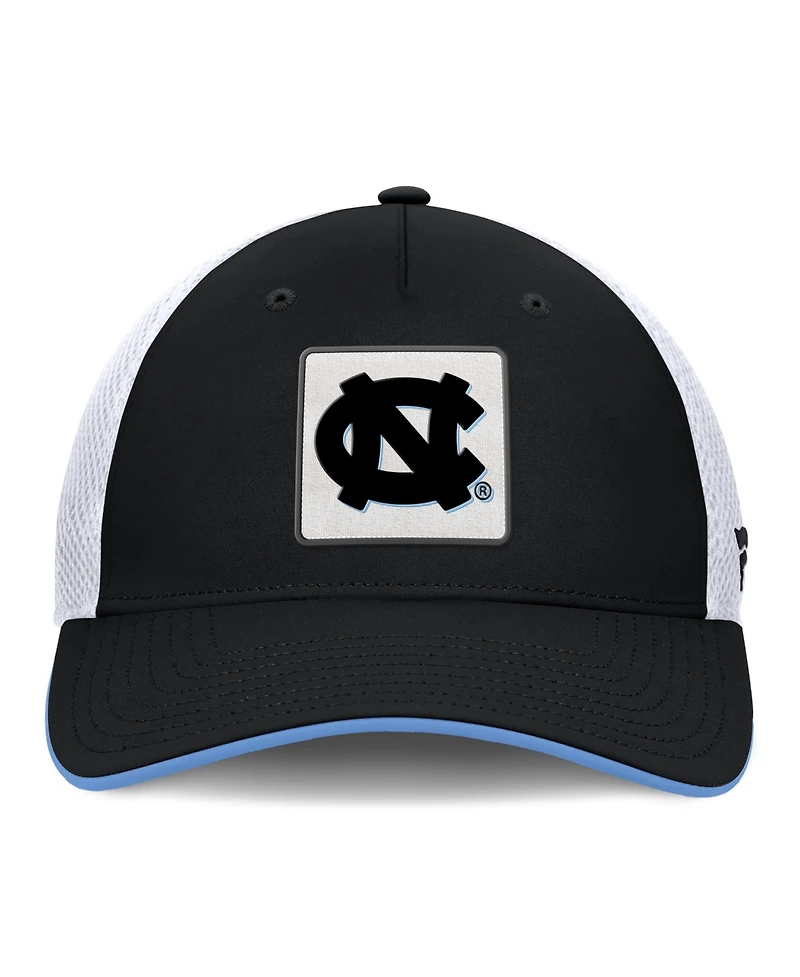 Fanatics Men's Black North Carolina Tar Heels 5-Panel Matter Flex Hat