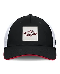 Fanatics Men's Black Arkansas Razorbacks 5-Panel Matter Flex Hat