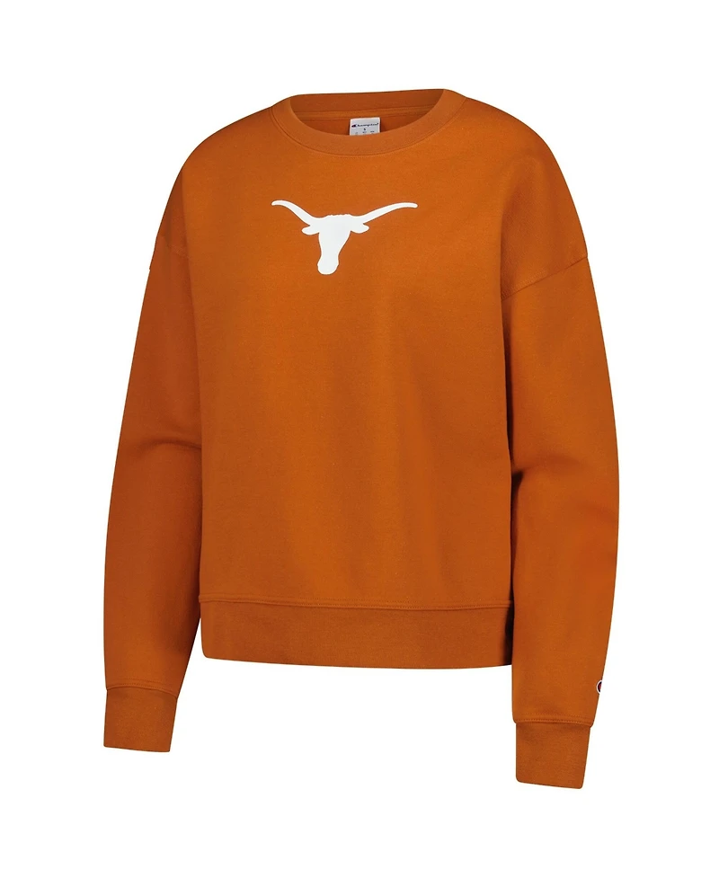 Champion Women's Texas Orange Longhorns Power Blend Sweatshirt