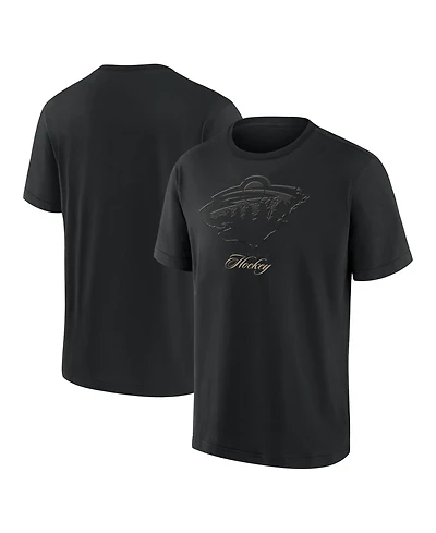 Fanatics Men's Minnesota Wild Blackout Heavyweight T-Shirt