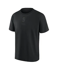 Fanatics Men's Seattle Mariners Black Out Heavyweight T-Shirt