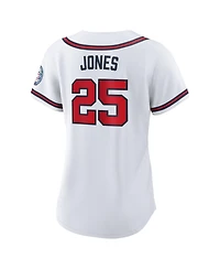 Nike Women's Andruw Jones White Atlanta Braves 2026 Baseball Hall of Fame Retired Player Replica Jersey