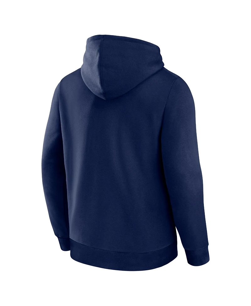Logo Athletic Men's Navy Denver Broncos Primary Hoodie