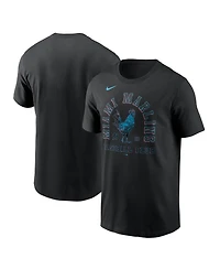 Nike Men's Black Miami Marlins Local T-Shirt