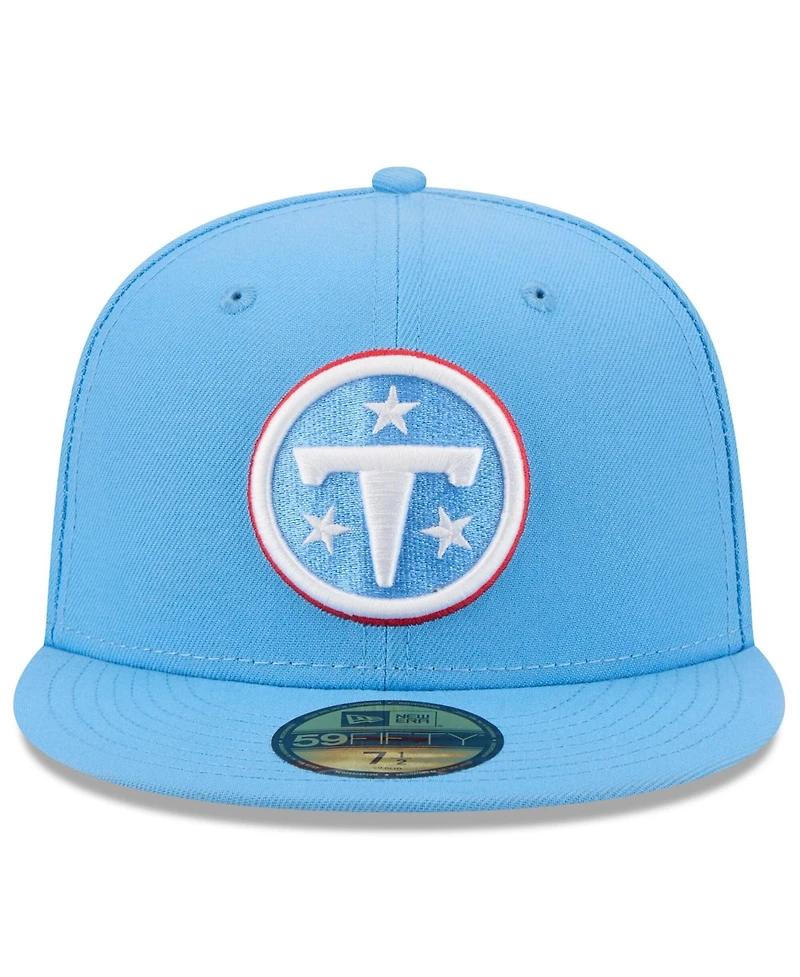 New Era Men's Light Blue Tennessee Titans 59FIFTY Fitted Hat