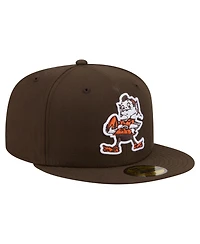 New Era Men's Brown Cleveland Browns 59FIFTY Fitted Hat