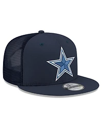 New Era Men's Navy Dallas Cowboys Core Team 9FIFTY Trucker Snapback Hat