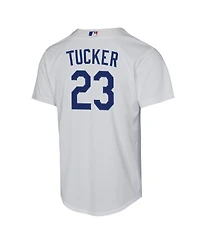 Nike Big Boys and Girls Kyle Tucker White Los Angeles Dodgers Home Replica Jersey