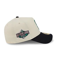 New Era Men's Cream Seattle Mariners Chrome A-Frame 59FORTY Fitted Hat