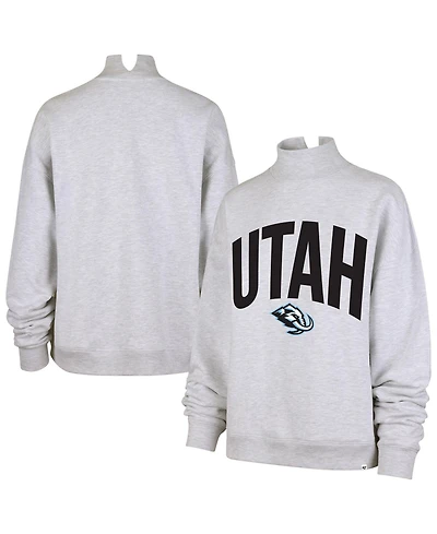 '47 Brand Women's Heather Gray Utah Mammoth Subtle Muse Sweatshirt