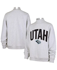 '47 Brand Women's Heather Gray Utah Mammoth Subtle Muse Sweatshirt