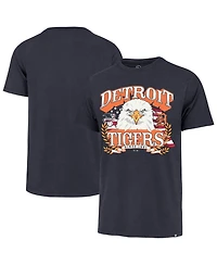 '47 Brand Men's Navy Detroit Tigers Americana Eagle T-Shirt
