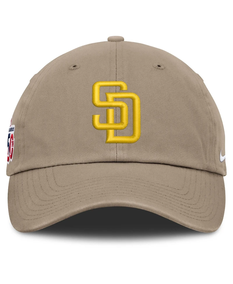 Nike Men's Khaki San Diego Padres Celebrating America's 250th Club Adjustable Hat