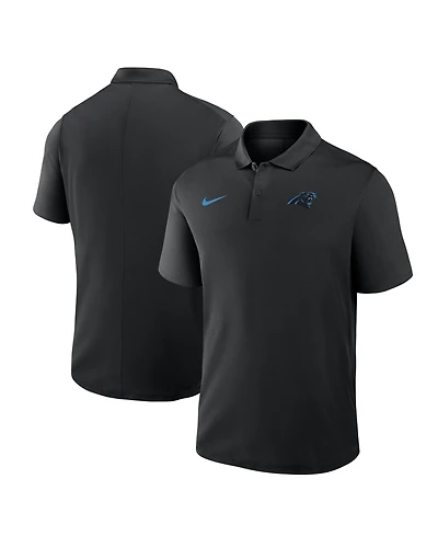 Nike Men's Black Carolina Panthers Dri-fit Victory Polo Shirt