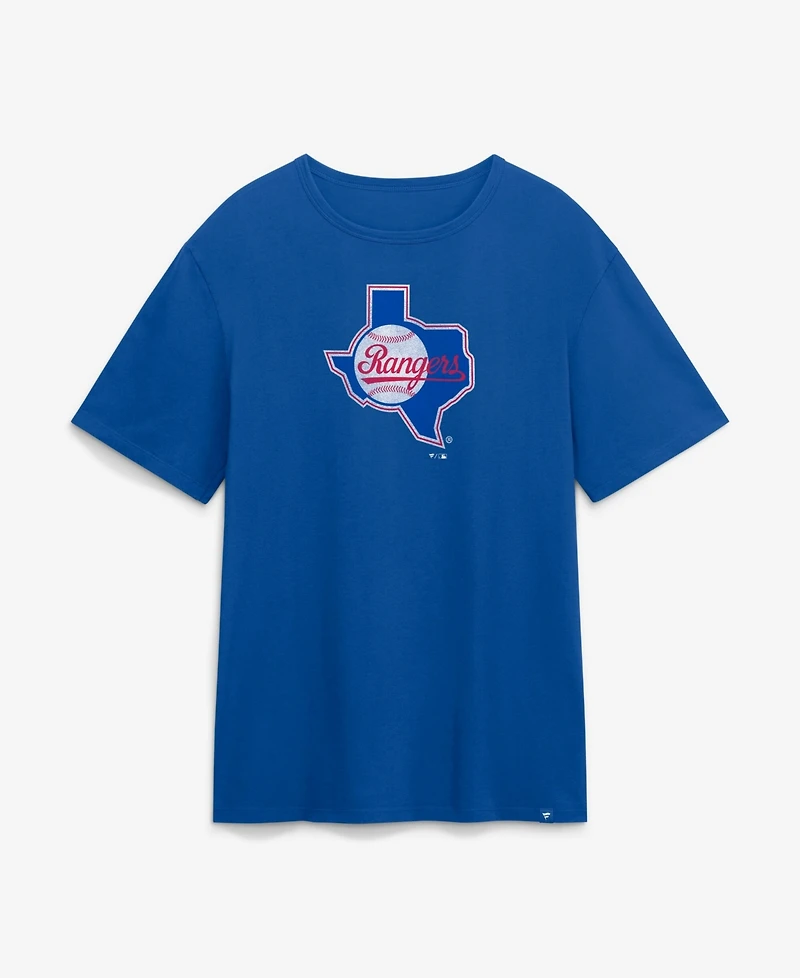 Fanatics Men's Royal Texas Rangers Vintage Logo Legacy T-Shirt