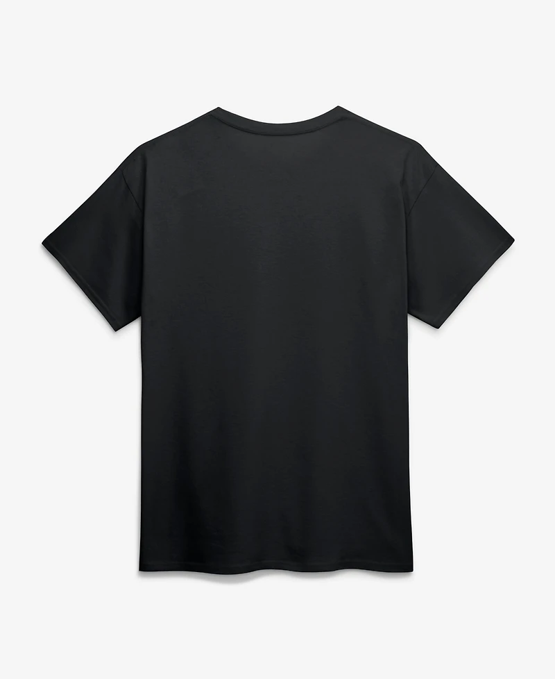 Logo Athletic Men's Black Las Vegas Raiders Cotton Victory Arch T-Shirt