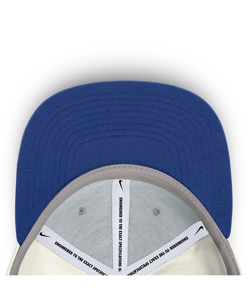Nike Men's Cream/Royal Texas Rangers Cooperstown Pro Dri-fit Snapback Hat