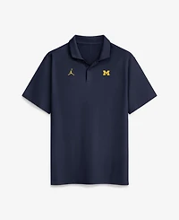 Jordan Men's Navy Michigan Wolverines Primetime Victory Plus Dri-fit Polo Shirt
