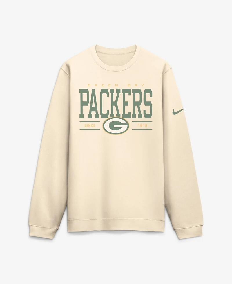 Nike Men's Natural Green Bay Packers Always Reppin' Club Sweatshirt