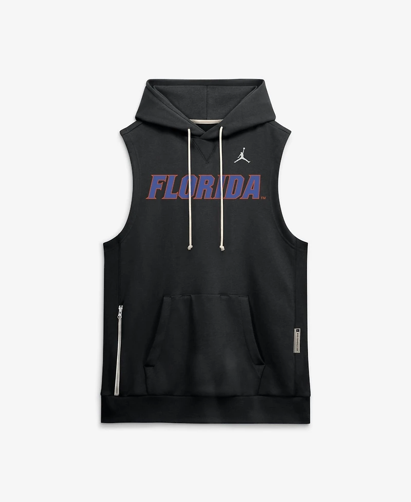 Jordan Men's Black Florida Gators 2026 Sideline Sleeveless Dri-fit Hoodie