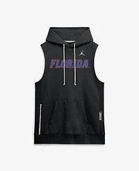Jordan Men's Black Florida Gators 2026 Sideline Sleeveless Dri-fit Hoodie