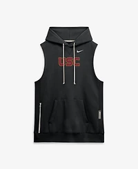 Nike Men's Black Usc Trojans 2026 Sideline Sleeveless Dri-fit Hoodie