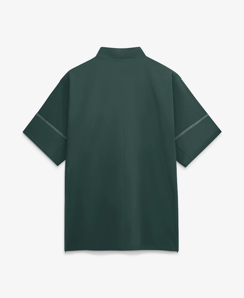Nike Men's Green Michigan State Spartans 2026 Sideline Short Sleeve Quarter-Zip Coaches Jacket
