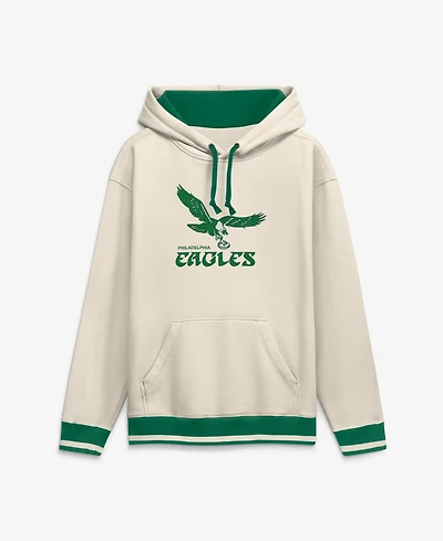 Fanatics Men's Cream Philadelphia Eagles Chenille Heavyweight Fleece Hoodie