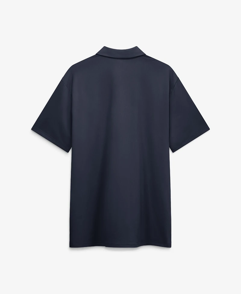 Nike Men's Navy Chicago Bears Sideline Powerful Blocking Dri-fit Tour Polo Shirt