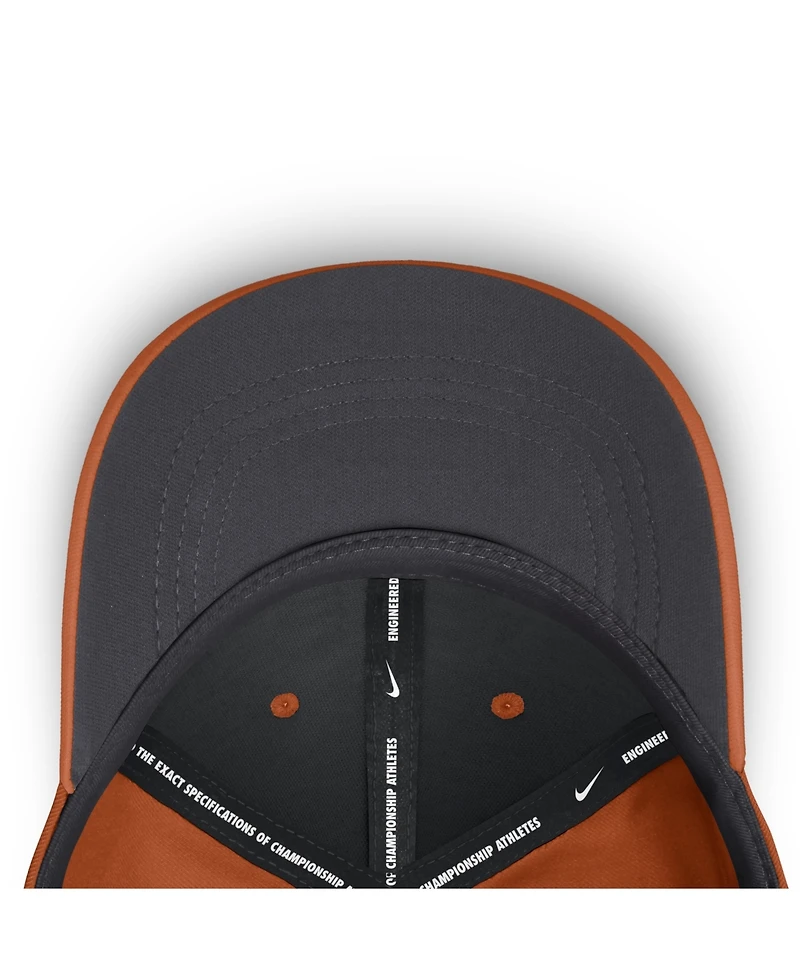 Nike Men's Texas Orange Longhorns Gameday Aerobill Swooshflex Dri-fit Hat
